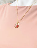 Red Ladybug Necklace, N6732