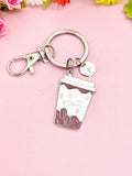 Coffee Cup Keychain, Barista Gift, Coffee Lover Charm Bag Accessory, N7152