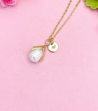 Freshwater Pearl Necklace, Bride Jewelry Gift, N7160