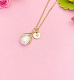 Freshwater Pearl Necklace, Bride Jewelry Gift, N7160