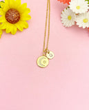 Moon and Star Necklace, Celestial Charm Jewelry Gift, N7162