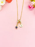 Star Necklace, Gold Tiny Star Pendant Jewelry Gift, N7163