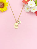 Gold 11:11 Angel Number Necklace, Manifestation Pendant Jewelry Gift for Her, N7171