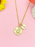 Angel Cupid Necklace, Gold Cupid Pendant Jewelry Gift, N7172