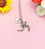 Silve Angel Fairy Charm Necklace, N5918
