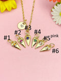 Evil Eye Heart Necklace, Gold Jewelry Gift, N7183