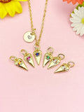 Evil Eye Heart Necklace, Gold Jewelry Gift, N7183