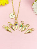 Evil Eye Heart Necklace, Gold Jewelry Gift, N7183