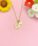 Globe Necklace, Gold Earth Pendant Jewelry Travel Gift, N7189
