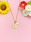 Globe Necklace, Gold Earth Pendant Jewelry Travel Gift, N7189