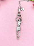 Large Basketball Player Pendant Necklace, N7127