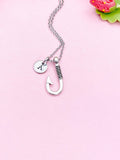 Fishhook Necklace, N7128