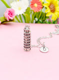Leaning Tower of Pisa Necklace, N7131