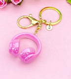 Headphone Keychain, Music Lover Gift, Acrylic Pendant Accessory