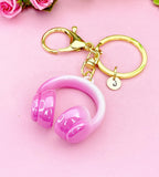 Headphone Keychain, Music Lover Gift, Acrylic Pendant Accessory