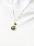 Pyrite Necklace, Natural Gemstone Jewelry, N7142