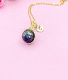 Pyrite Necklace, Natural Gemstone Jewelry, N7142