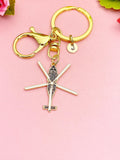 Helicopter Keychain, Rescue Pilot Charm, EMT Air Med Paramedic Gift, N7145