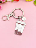 Coffee Cup Keychain, Barista Gift, Coffee Lover Charm Bag Accessory, N7152