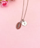 Coffee Bean Necklace, Coffee Lover Charm Jewelry Gift, N7153