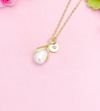 Freshwater Pearl Necklace, Bride Jewelry Gift, N7160