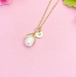 Freshwater Pearl Necklace, Bride Jewelry Gift, N7160