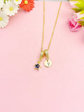 Star Necklace, Gold Tiny Star Pendant Jewelry Gift, N7163