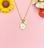 Virgin Mary Pendant Necklace, Religious Faith Jewelry Gift for Her, N7167