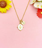 Virgin Mary Pendant Necklace, Religious Faith Jewelry Gift for Her, N7167