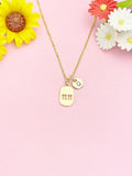 Gold 11:11 Angel Number Necklace, Manifestation Pendant Jewelry Gift for Her, N7171