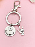 I love You Hand Drum Major Keychain, D089A