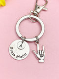 I love You Hand Drum Major Keychain, D089A