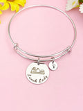 Christmas Gifts for School Lunch Lady, Stainless Steel Lunch Lady Bracelet D141