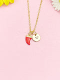 Tusk Necklace, Gold Scabbard Tusk Pendant Jewelry Gift, N7177