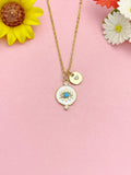 Evil Eye Necklace, Gold Blue Eye Pendant Jewelry Protection Gift, N7178