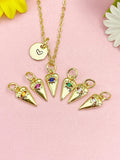 Evil Eye Heart Necklace, Gold Jewelry Gift, N7183