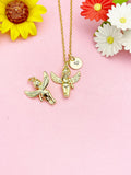 Angel Necklace, Gold Angel Pendant Jewelry Protection Gift, N7184