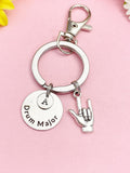 I love You Hand Drum Major Keychain, D089A