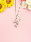 Gymnast Necklace – Gymnastic Charm Pendant Athlete Gift Jewelry, N4381