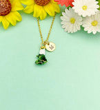 Gold Green Cabbage Vegetable Necklace, Personalized Veggies Gifts, N5183