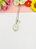 Aquamarine Necklace, Natural Gemstone Jewelry, N4254