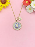18K Gold Plated Our Lady of Guadalupe Necklace – Faith Gift Jewelry, N6804