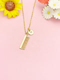 18K Gold Plated Comb Necklace, Stylist Pendant Gift Jewelry for Hairdresser Birthday, N7217