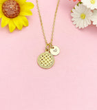 18K Gold Plated Sunburst Necklace, Woven Pendant Gift for Women, N7218