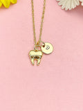 18K Gold Plated Tooth Necklace, Dainty Dentist Pendant Gift for Women, N7220
