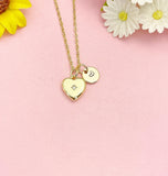 18K Gold Plated Heart Necklace, Cubic Zirconia Starburst Pendant Gift for Women, N7221