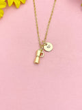 18K Gold Plated Coffee Maker Necklace, Dainty Moka Pot Pendant Gift, N7239