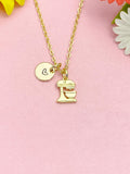 18K Gold Plated Mixer Necklace, Dainty Baking Pendant Gift, N7243