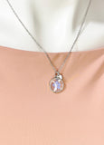 Silver Forget Me Not Charm Necklace, N6600S