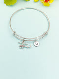 Helicopter Charm Bracelet Bangle, B6452